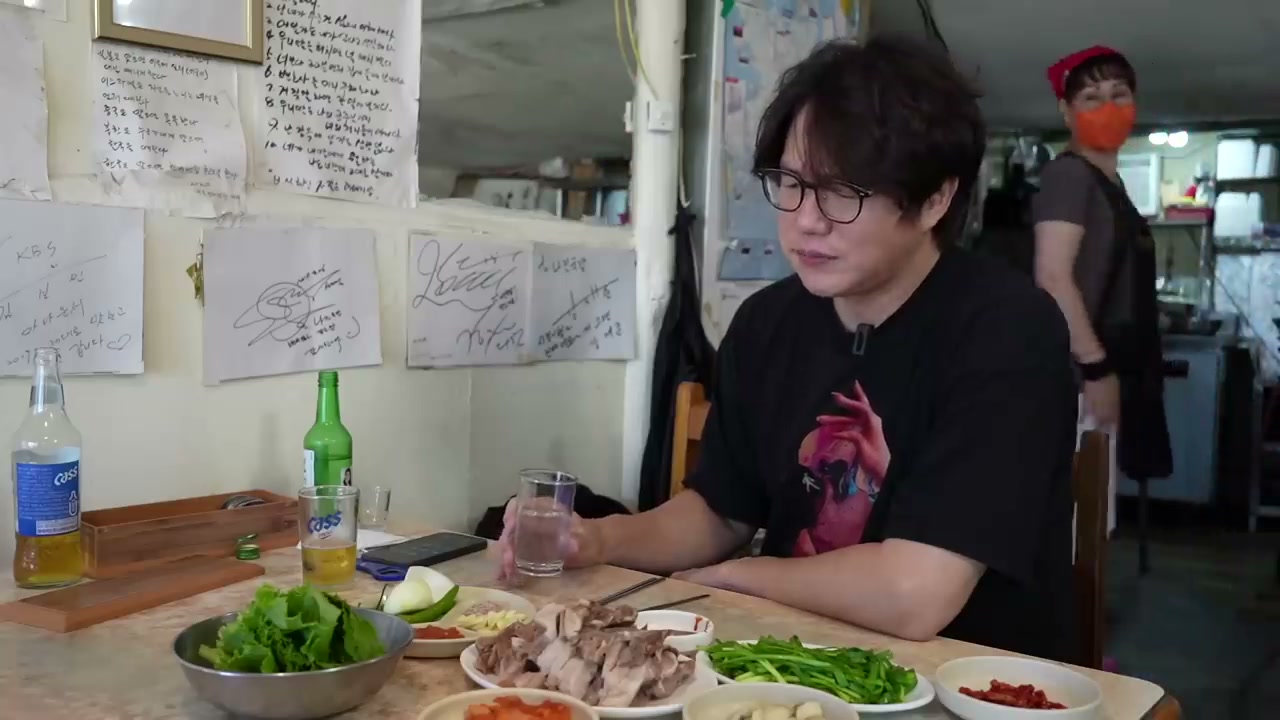 수육 한 접시