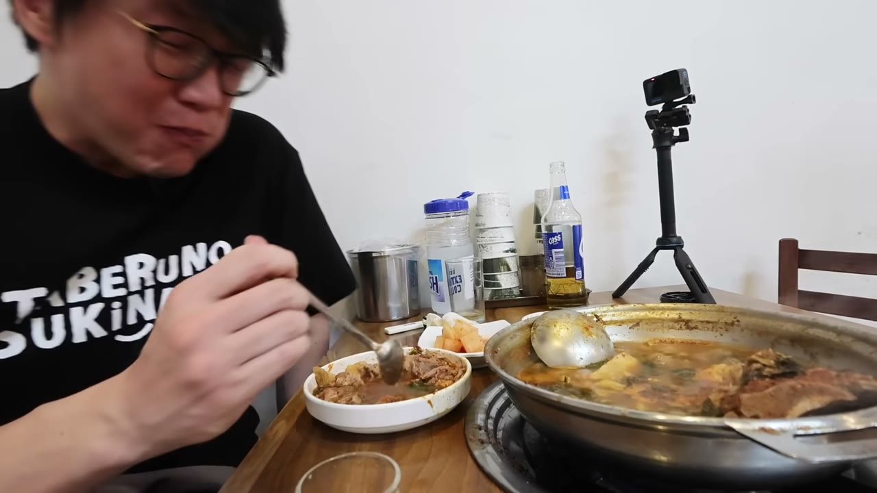 밥을 곁들여