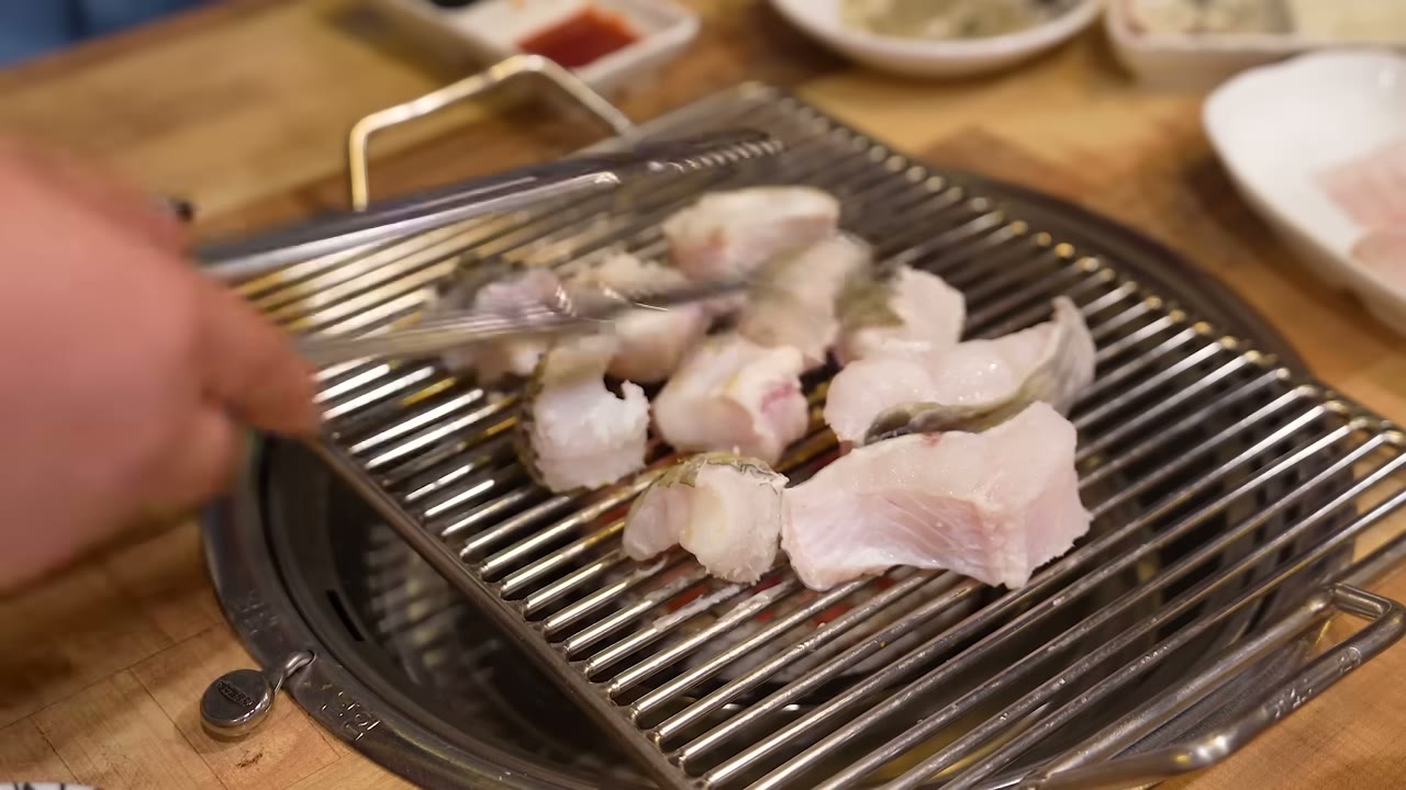 석쇠에 오른 아나고