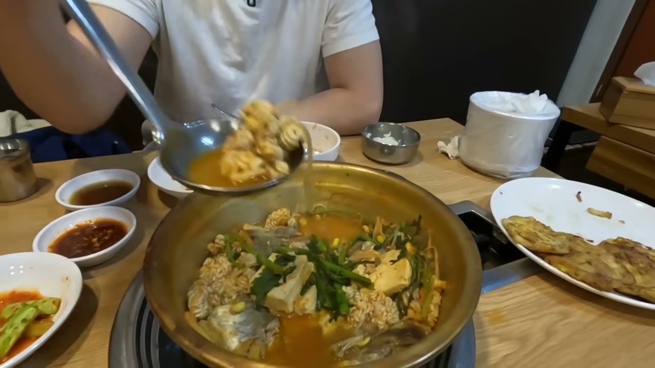 끓고 있는 생태탕