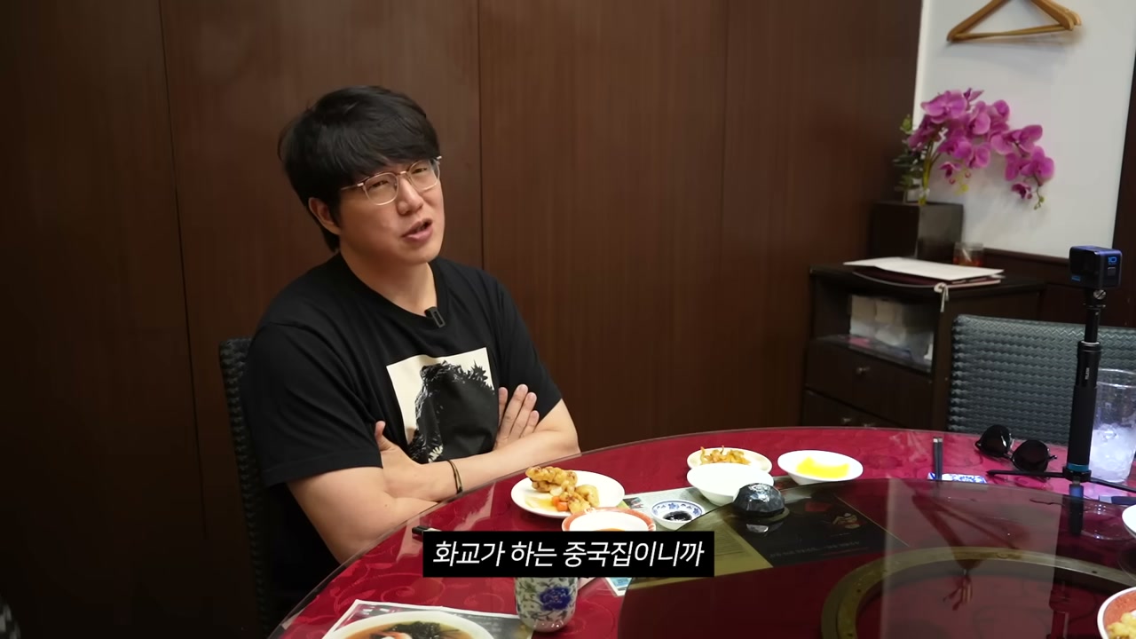 오래된 중국집 특유의 실내