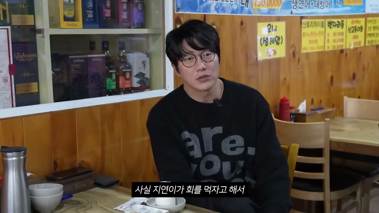 벽에 그날 시세가 붙는다. 메뉴는 들어오는 생선에 따라 바뀐다
